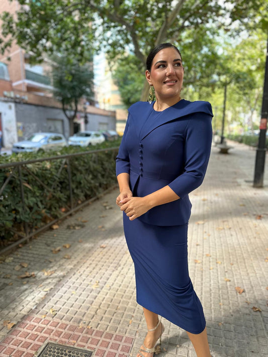 VESTIDO BUDAPEST PEPLUM