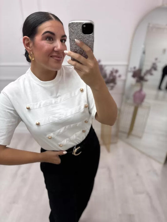 CAMISETA GEMMA BOTONES