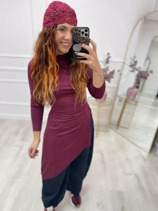 CAMISETA MEISSA ASIMETRICA