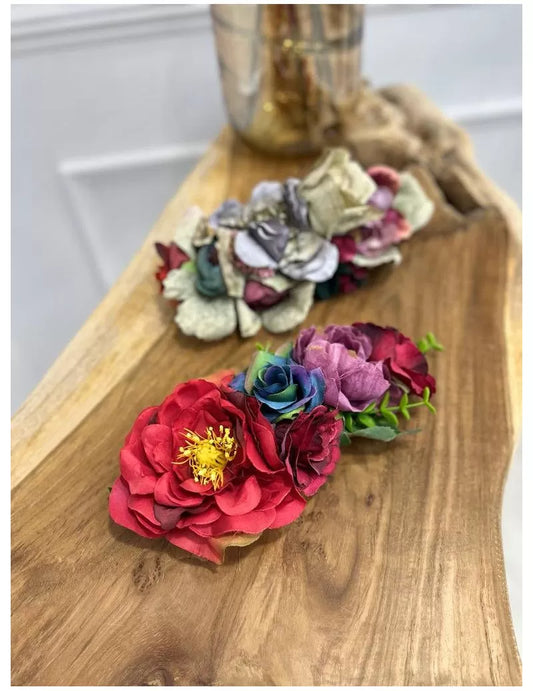 CINTURON CORDON FLOR ROJO 0V65