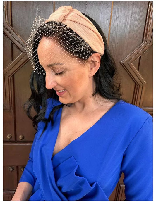 DIADEMA TURBANTE ROSA REF5