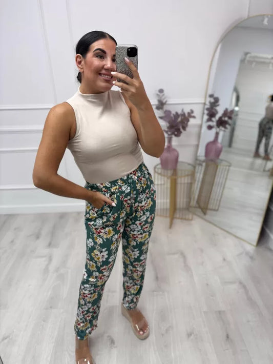PANTALON GINEBRA FLORES
