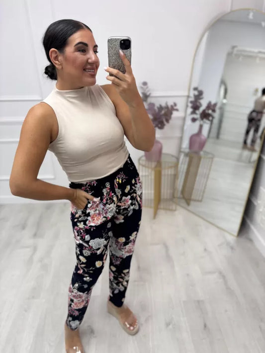 PANTALON MARINA FLORES