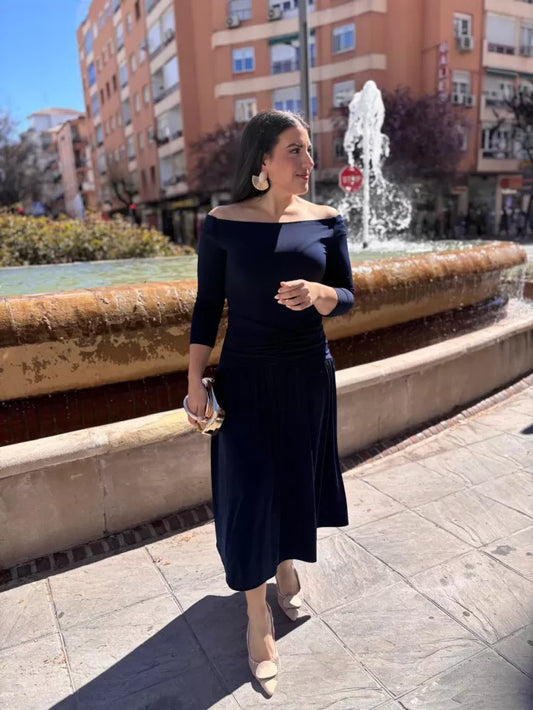 VESTIDO FRIDA FRUNCES