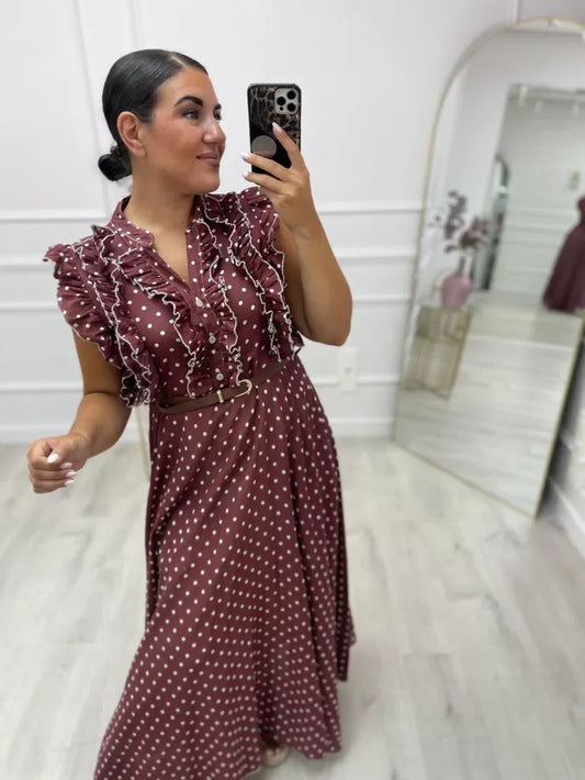VESTIDO MACARENA TOPOS