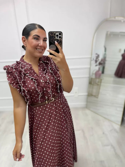 VESTIDO MACARENA TOPOS