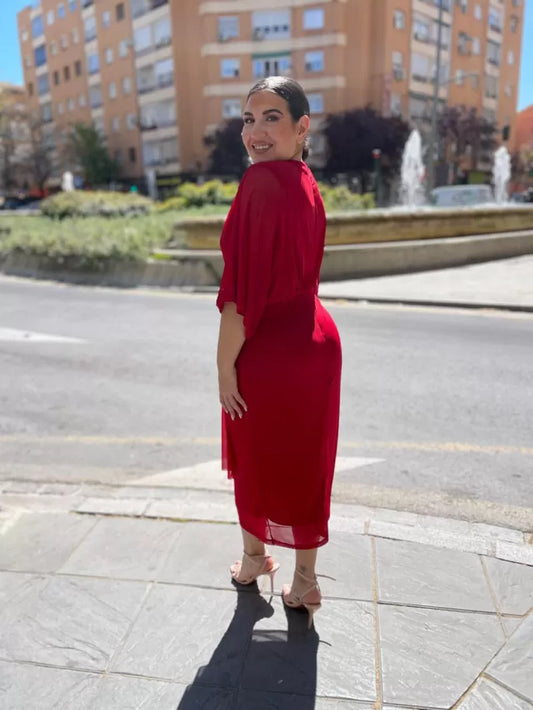 VESTIDO MILENA DRAPEADO